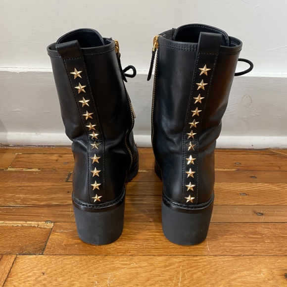 Michael Kors Black Studded Combat Boot - Picture 4 of 10